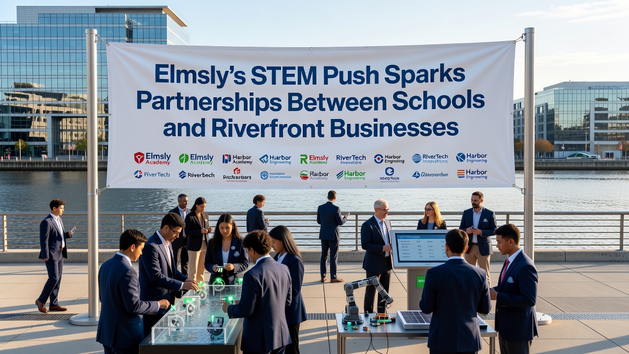 Elmsly Expands STEM Education Through School Collaborations With Riverfront Enterprises